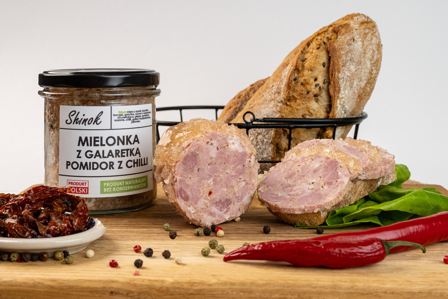 Mielonka pomidor z chili