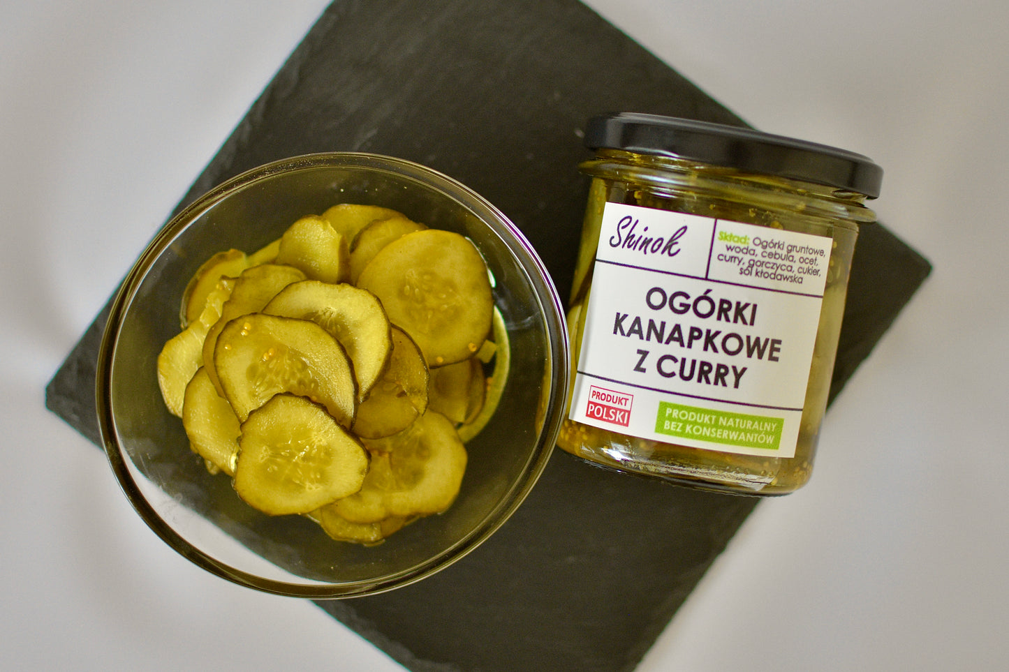 Ogórki kanapkowe z curry