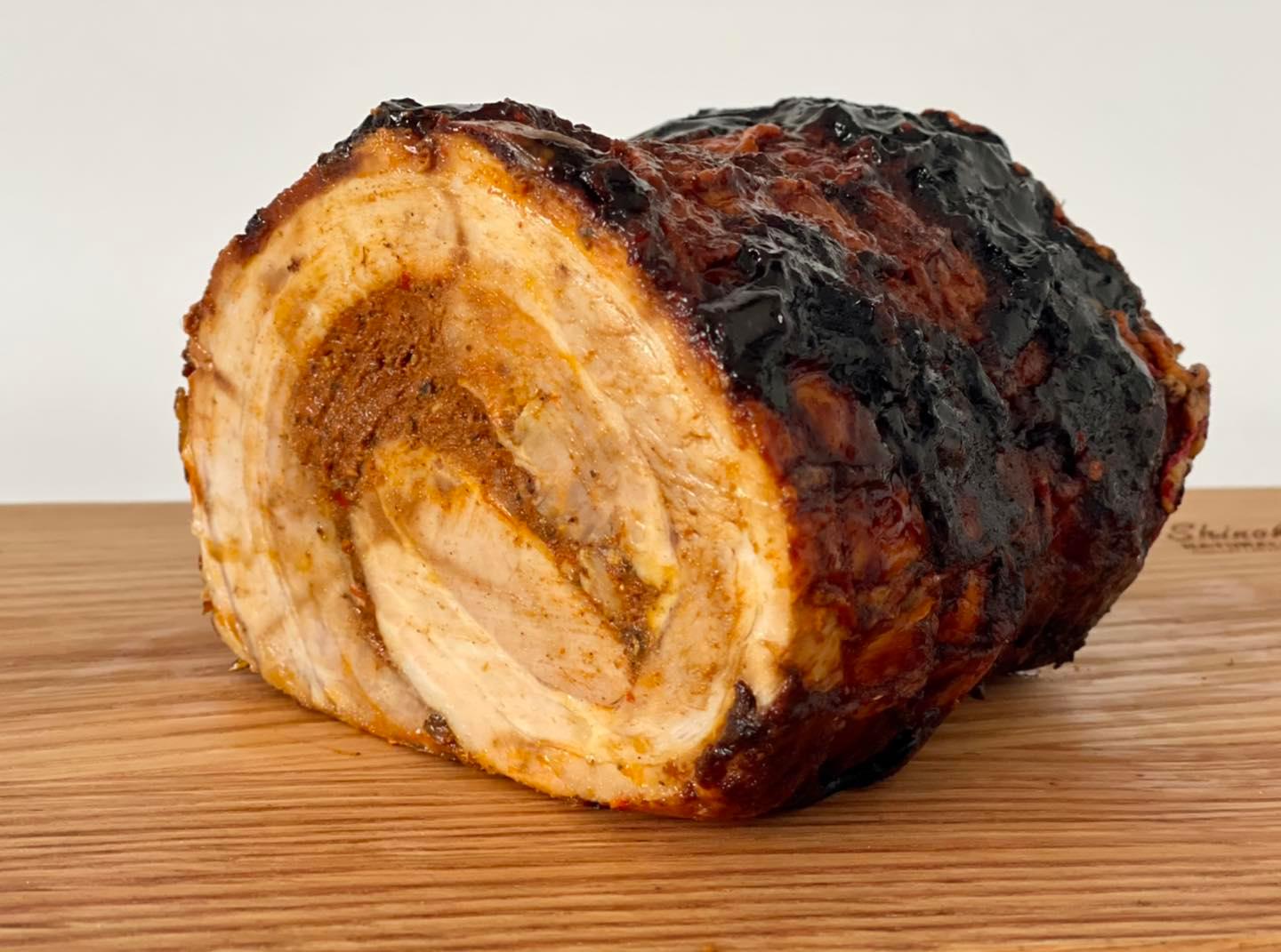 Boczek pieczony faszerowany (Na Święta)