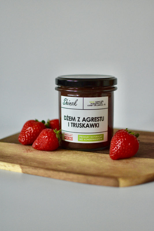 Dżem agrestowo-truskawkowy