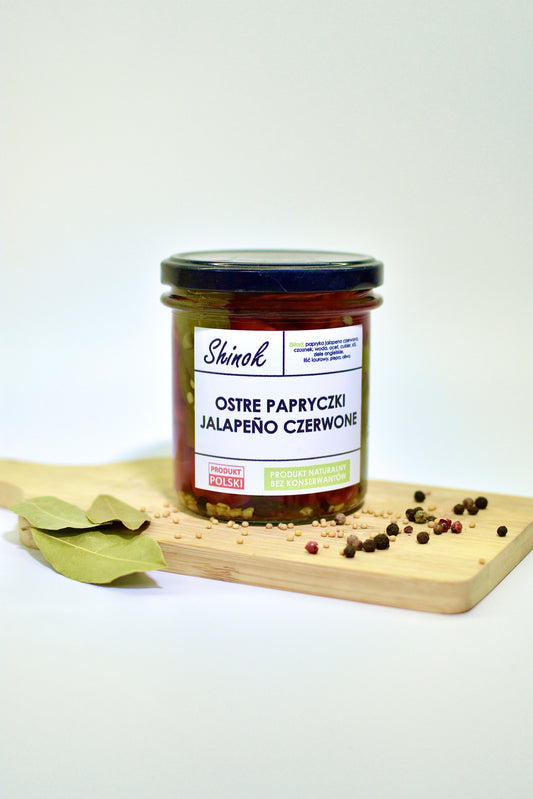 Ostre papryczki jalapeño czerwone