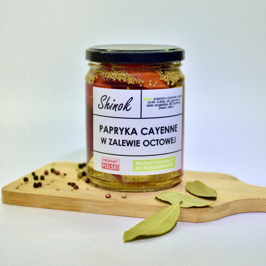 Papryka cayenne w zalewie octowej