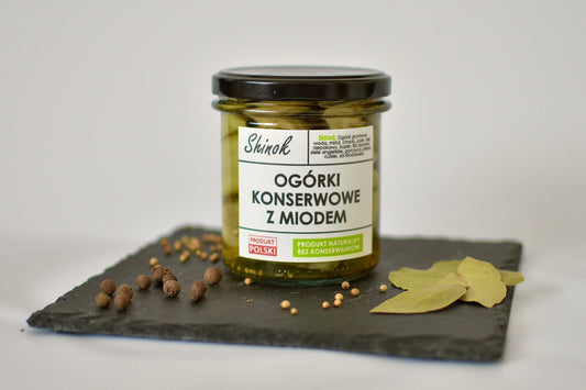 Ogórki konserwowe z miodem